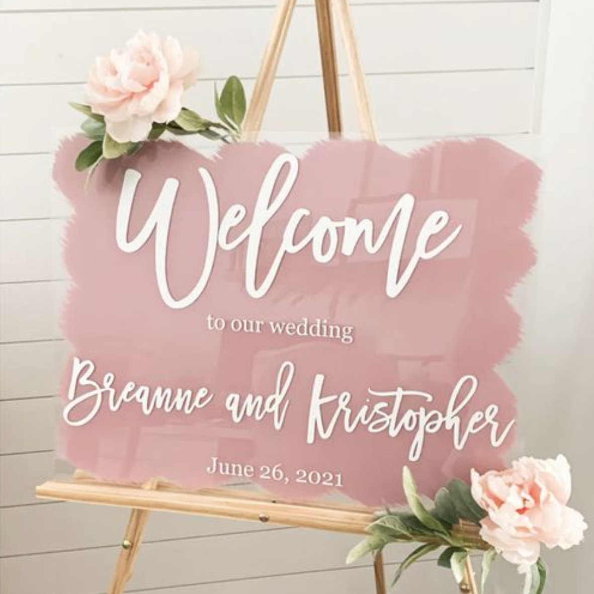 Perspex Welcome Board - Image 6